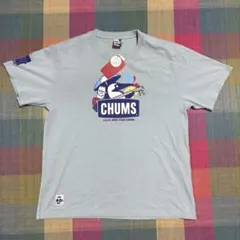 ORION × CHUMS 三線　Tシャツ　LT.Blue 未使用　タグ付きのサムネイル