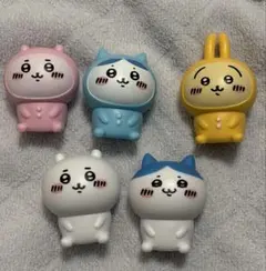美品　ちいかわ フィギュア 5点セット パジャマ ハチワレ うさぎ