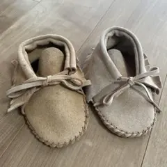 ☆ スエード モカシン ベビーシューズ アメリカ購入 ディスプレイ ☆