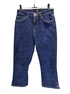 美品 EDWIN SOMETHING クロップドデニム レディース Sサイズ