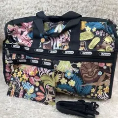【極美品】レスポートサック　ハワイ限定品　ボストンバッグ　ショルダー　花柄　南国のサムネイル