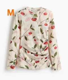 STELLA MCCARTNEY  チェリープリント メッシュトップス STELLA MCCARTNEY H&M チェリープリント メッシュトップス - メルカリ