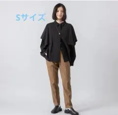 lalabegin 別注 まるでウールなオフィサーパンツ モカ S