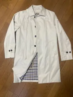 アクアスキュータム ステンカラーコート 38 イギリス製