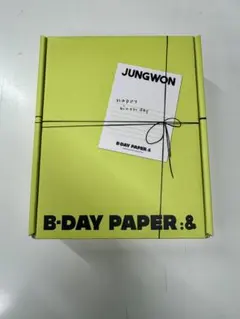 ENHYPEN JUNGWON ジョンウォン B-DAY PAPER センイル