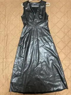 レザーワンピース ロングワンピース