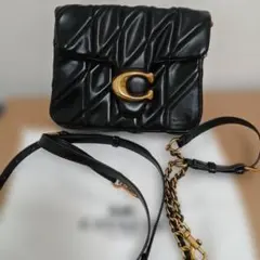 COACH チェーンタビー ショルダーバッグ・キルティング CAF55 未使用
