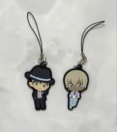 名探偵コナン ガチャガチャ カプセルラバーストラップ 赤井秀一 安室透 セット