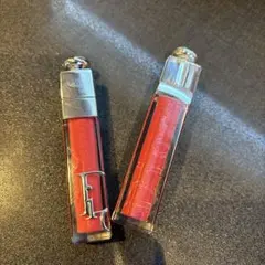 DIORリップグロス 赤 グリッター入り