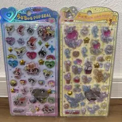 正規品　全員集合パワーパフガールズ　トムジェリ　うるちゅる　2シートセット