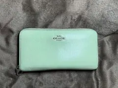 COACH ミントグリーン/ピスタチオ 長財布