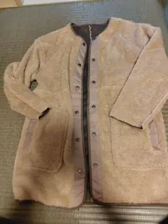 フリースジャケット・ボアジャケット（ベージュ・グレー）