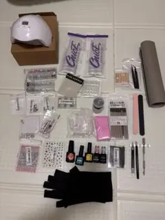 再✨お値下げ✨ネイルアート用具セット UVライト付き