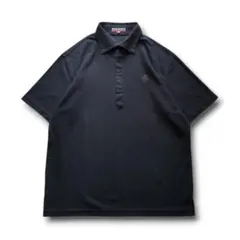 日本製 CASTELBAJAC SPORT ポロシャツ 刺繍ロゴ ブラック XLのサムネイル