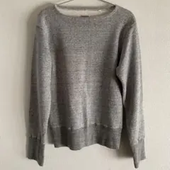 【boga,boga】日本製 クルーネック長袖スウェット M グレー 未着用品