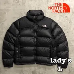ノースフェイス/レディースL/ダウンジャケット/ブラック/美/ヌプシ/700