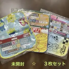 トイ・ストーリー 一番くじ　タオルコレクション　３枚セット