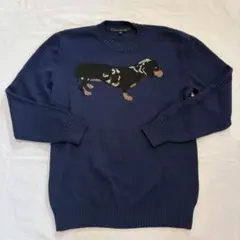 ラルフローレン ダックスフント刺繍 ベージュニットセーター S - メルカリ