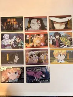 鬼滅の刃 ビジュアルカードチョコスナック2 11枚セット