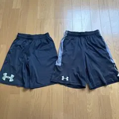 アンダーアーマー＊キッズ＊黒ハーフパンツ＊YMD/JM/M/1402枚セット