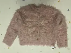 2WAYシャギーカーディガン ピンク フリーサイズ