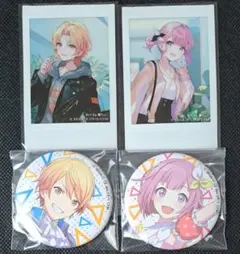 プロセカ　天馬司　鳳えむ　缶バッジ　チェキ　ZOZOTOWN　ワンダショ