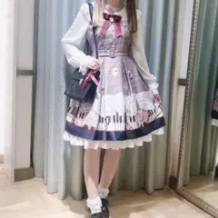 Piano Concertosレースフリルワンピース ブラック Amavel