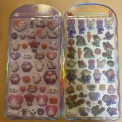 ニ児のmama様専用コットンパフィシール ベイマックスズートピア2種 ディズニー