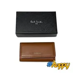 新品★ポールスミス★キーケース★4連★キャメル★レッド