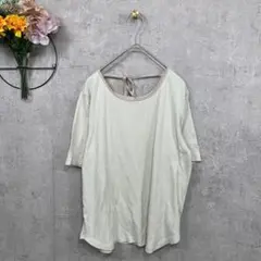 【古着】JUST COLLECTION Tシャツ カットソー 半袖 リブニットのサムネイル