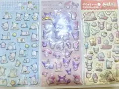 早い者勝ち【正規品】ぷくっとシール　サンリオ3枚セット