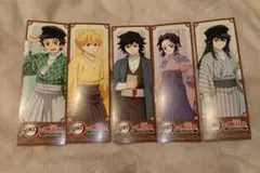 鬼滅の刃×明治村□しおりカード□全5種コンプセット