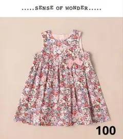 Sense of wonder✖️LIBERTY 花柄 ノースリーブワンピ　100のサムネイル