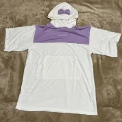 アベイル　ディズニー　デイジー　なりきり　半袖　パーカー　大きいサイズ　Tシャツ