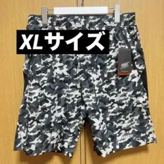 ❇️メンズ サイクリングパンツ ハーフパンツ 迷彩 カモフラ柄 グレー ブラック