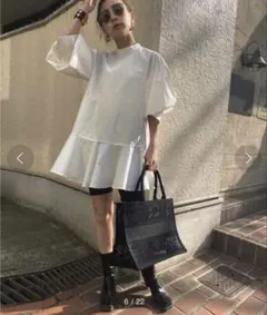 AMERI FLARE SHIRT WITH VEST パフシャツのみのサムネイル
