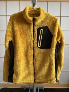 美濃屋ボアフリースジャケット イエロー　Mサイズ