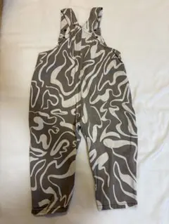 GROWN オーバーオール2 18m - 24m 総柄 うねうね　海外子供服
