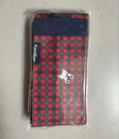 ♡新品未使用♡《ファミリア》シュパットS 赤系ファミリアチェック