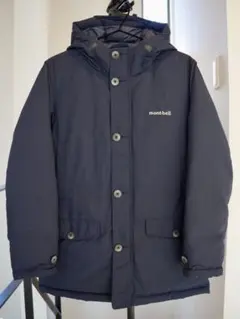 モンベル ダウン ハスキーコート ネイビー 160cmサイズ 1101515