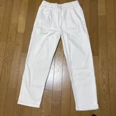 freaks Store ホワイト ゴム紐付き カジュアルパンツ