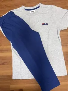 FILA ルームウェアセット グレー/ネイビー