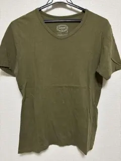 グリーンレーベルVネックTシャツ S オリーブのサムネイル