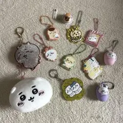 ちいかわ うさぎ ハチワレ モモンガ ラバマスグミ キーホルダー　12点