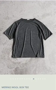 lidnm MERINO WOOL BOX TEE Mサイズのサムネイル