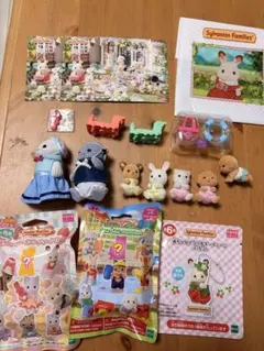シルバニアファミリー 人形 小物セット　アザラシ　赤ちゃん　アクリルキーチェーン