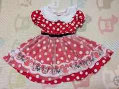 【新品未使用】リトシー　ミニー　コスチュームワンピース　なりきり　100