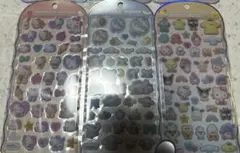 (161)サンリオ コットンパフィー シール はぴだんぶい キティ 3枚 正規品