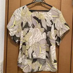 ZARA BASIC 花柄 半袖トップス EU 5