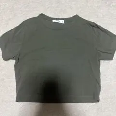 COTTON:ON マイクロクロップTシャツ M オリーブグリーンのサムネイル